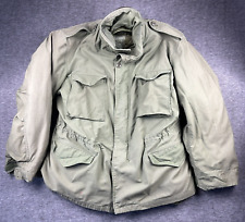 US Military Coat Cold Weather Field Jacket 107 Olive Green Liner Large Reg picture