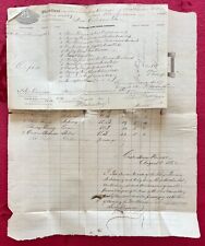 FOOD TO UNION ARMY IN NEW ORLEANS - SHIP ROMANCE - 1862 CARGO/CREW MANIFEST picture