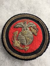 WWII United States Marine Corp Semper Fidelis Gold Bullion 3” Patch picture