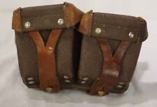 Vintage Soviet Russian Army Military Double Pocket Rifle Ammo Pouch picture