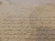 444 General JW Tyson US Army Letter 1841 Philadelphia Signed Letter Ref Capt N86 picture