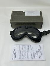 Military Issue Goggles Sun Wind and Dust 8465-01-004-2893 NEW 2 Lens Clear/Gray picture