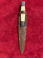 VINTAGE JAMES NOWILL FAIRBAIRN SYKES STYLE DAGGER WITH SHEATH (738) picture