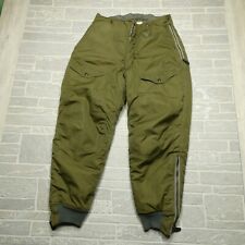 VINTAGE US Air Force Pants Wool Insulation Flight Trousers Heavyweight Vietnam picture