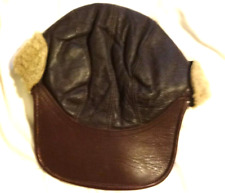 WWII US Army Air Corps bomber pilot dress hat AND in flight cap-pair for one picture