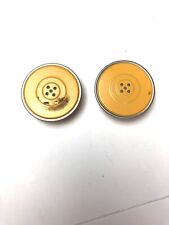 Electro-Voice MIlitary Helmet Earphone Part H-136/AIC Round Yellow Inserts Audio picture