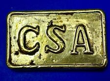 CSA Civil War Confederate Enlisted Field Soldiers? Reproduction?  Belt Buckle? picture