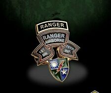 ARMY RANGER AIRBORNE  1ST RANGER BATTALION 75TH BATTALION HAT PIN picture