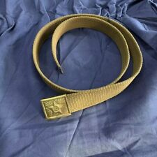 1953Original Korean War Canvas copper buckle thickened old press style waistband picture