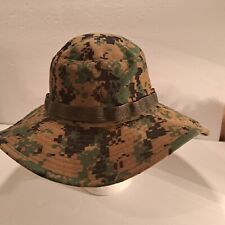 USMC MARINE ISSUE COVER FIELD BOONIE HAT DIGITAL MARPAT WOODLAND Large picture