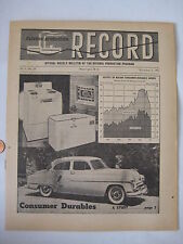 vtg 1951 Defense Production Record Korean War Tungsten Molybdenum Alcoa Ford car picture