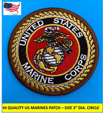 USMC US MARINE CORPS  EMBROIDERED PATCH IRON-ON SEW-ON 3