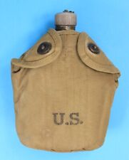 Nice WW2 U.S. Army Canteen with 1941 Dated Cover ~ Complete Set ~ Bottle ~ Cup picture