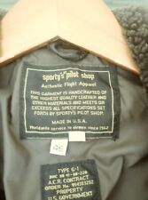 Vintage G 1 leather flight jacket Sz 46 Brown picture