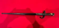 Antique French 1880s M-1874 Gras Bayonet & Scabbard For 11mm Rifle Vtg Old Rare picture