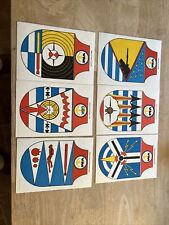 Vintage East German VERY RARE Armed  Forces Unit Placards   6- Placards - Large picture