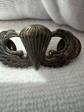 WWII US Army Air Corps USAAC Airborne Parachutist Badge Pin picture