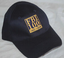 FBI 100 HAT Rare Baseball Cap U.S INTELLIGENCE Federal Bureau of Investigation picture