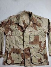 Vintage US Army Desert Storm Chocolate Chip BDU Shirt Size Medium Short picture