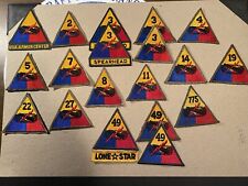 Army Armored Patches  picture
