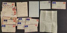 1950s lot Sgt JACK W SAVAGE to DOROTHY LETTERS herminie pa Military ARMY 30p LOT picture