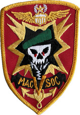 POST WAR 1980's VINTAGE MAC V SOC PATCH (1216) picture