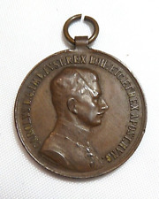 Austria / Hungary Karl I Bronze Bravery Medal Kautsch WW1 FORTITVDINI picture