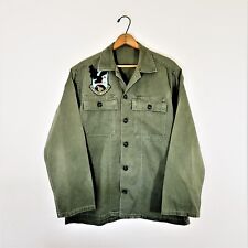 Vintage 50s US Army Air Force Sanforized Shirt Jacket 1950s Military Utility L picture