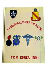 1991 2d 2nd Forward Support Battalion TDC Korea Yearbook picture