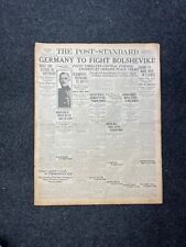 WWI 1918 Bolshevik Revolution Seeks Peace with Central Powers, Treaty of Brest- picture