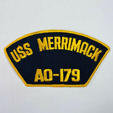 USS Merrimack AO-179 Naval Ship United States Navy Hat Patch B5 picture