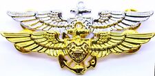 US Navy Aviation Wing Badge Naval Aviator Pilot Pin Military Insignia USN 2 PACK picture