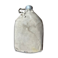 WW1 US Army Aluminum Canteen 1918 with Hand Sewn Cover picture