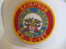 Vintage Sampson WWII Vet Navy Snapback Hat Cap picture
