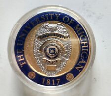 Vintage Rare University Of Michigan Police Department Challenge Coin Ann Arbor picture