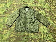Vintage M65 Field Jacket Liner Quilted , Buttons Medium picture