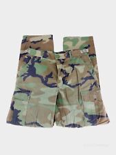 US Military BDU Camo Woodland Field Pants Trousers Mens Small picture