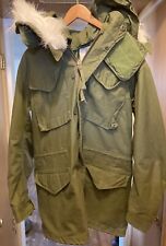 Coat, Cold Weather, Field OG 107 US Military USGI Insulated Jacket Hood SM/LONG picture