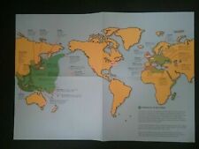 WWII MAP SHOWING THE EXPANSION OF THE AXIS ALLIANCE POWERS AND KEY EVENTS picture