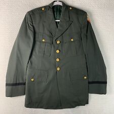 Vtg US ARMY Green Uniform Dress Jacket Vietnam Era Mens 40 Chest US army Class A picture