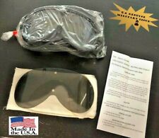 Genuine Military Sun, Wind, Dust Goggles CLEAR & GRAY New - Snowboarding Skiing picture