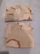 US military 3-color desert camouflage BDU jacket and pant set, Large Regular picture