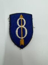 Vintage WWII US Army 8th Infantry Division Patch picture