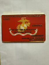USMC Honor Courage and Commitment Card picture