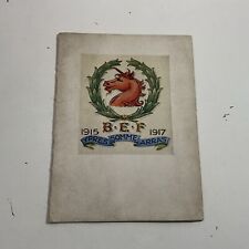 NICE WW1 1917 BRITISH EXPEDITIONARY FORCE CHRISTMAS CARD. IN THE FIELD. picture