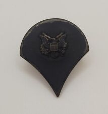 US Military Army Specialist Vintage Hat Pin Stamped GI Black Metal Collectible picture