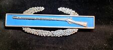 WWII combat infantry badge Sterling Silver 925 enameled Rifle Pin Army Men WW2 picture