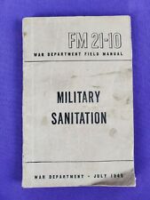 WW2 Manual - Sanitation (1945) picture