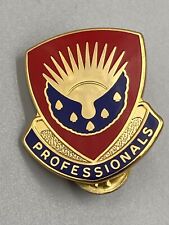 Military Support Bn Unit Crest (Professionals) Lapel Hat Pin picture