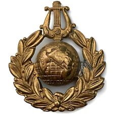 ORIGINAL Royal Naval School of Music Cap Badge - Navy Marines picture